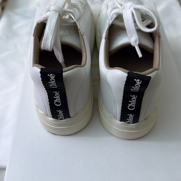 White Casual Sneakers - Picture 2 of 4